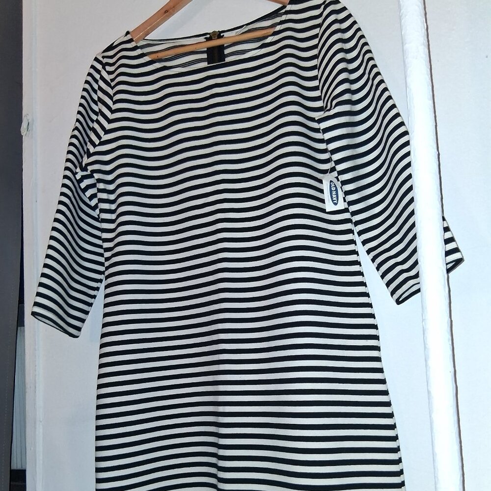 striped dress  NWT